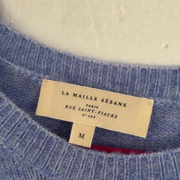 Sezane louisa sweater jumper polar blue - Picture 5 of 6